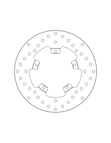 disco de freno moto brembo fijo serie oro 68b407l4