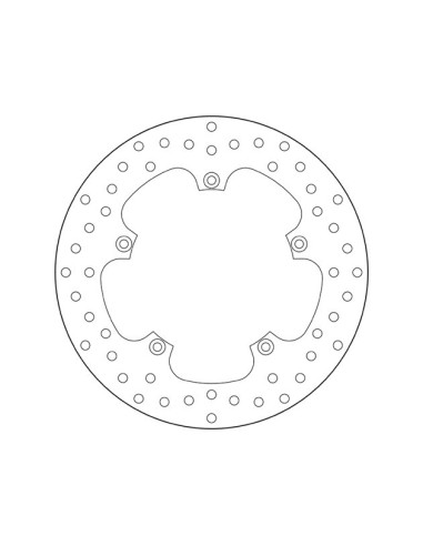 disco de freno moto brembo fijo serie oro 68b407l8