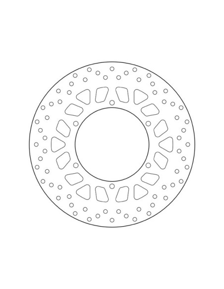 disco de freno moto brembo fijo serie oro 68b407m4