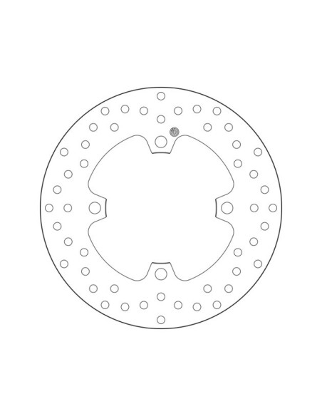 disco de freno moto brembo fijo serie oro 68b407p8