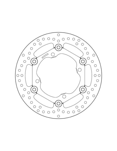 disco de freno moto brembo fijo serie oro 78b40811