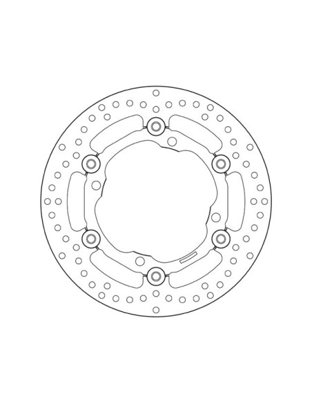disco de freno moto brembo fijo serie oro 78b40812