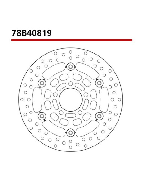 disco de freno moto brembo fijo serie oro 78b40819