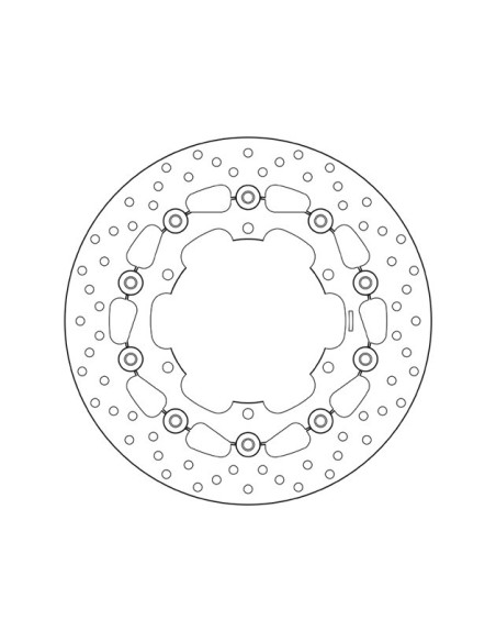disco de freno moto brembo fijo serie oro 78b40830