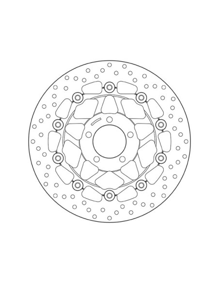 disco de freno moto brembo fijo serie oro 78b40841