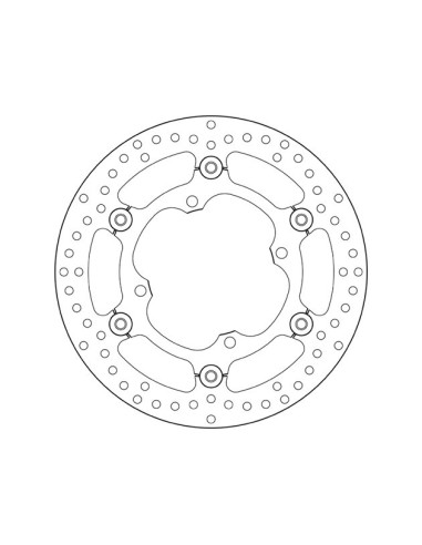 disco de freno moto brembo fijo serie oro 78b40844