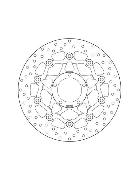 disco de freno moto brembo fijo serie oro 78b40845