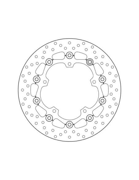disco de freno moto brembo fijo serie oro 78b40849