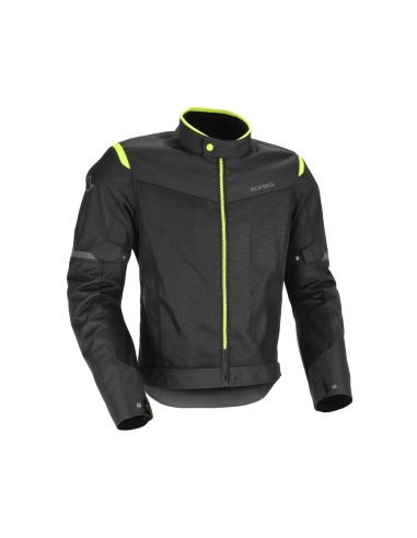 chaqueta acerbis ce ramsey vented 2 0 color gris y amarillo 0026149 318