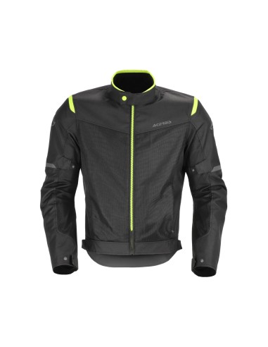 chaqueta acerbis ce ramsey vented 2 0 color gris y amarillo 0026149 318