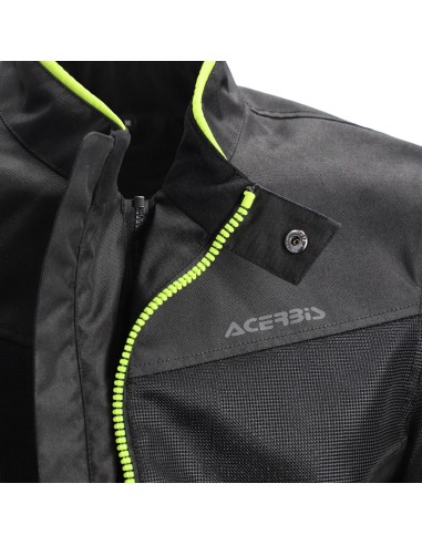 chaqueta acerbis ce ramsey vented 2 0 color gris y amarillo 0026149 318