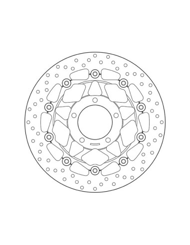 disco de freno moto brembo fijo serie oro 78b40881