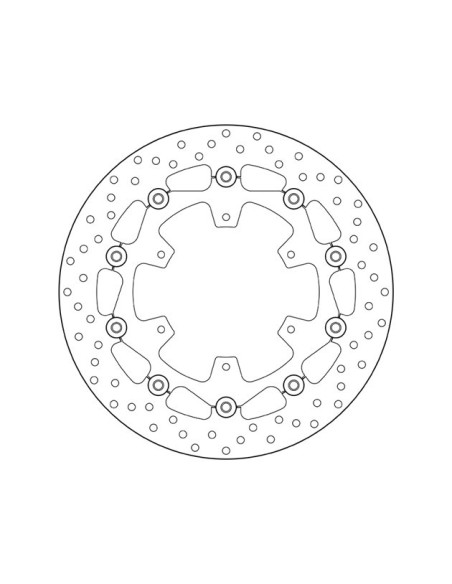 disco de freno moto brembo fijo serie oro 78b40908