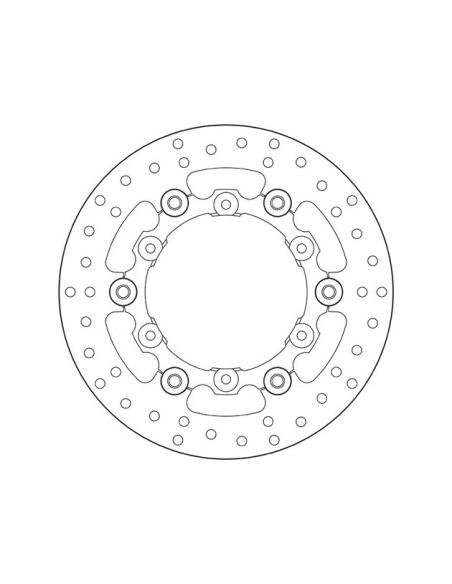 disco de freno moto brembo flotnte serie oro trasero 78b40909