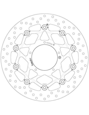disco de freno moto brembo fijo serie oro 78b408b7