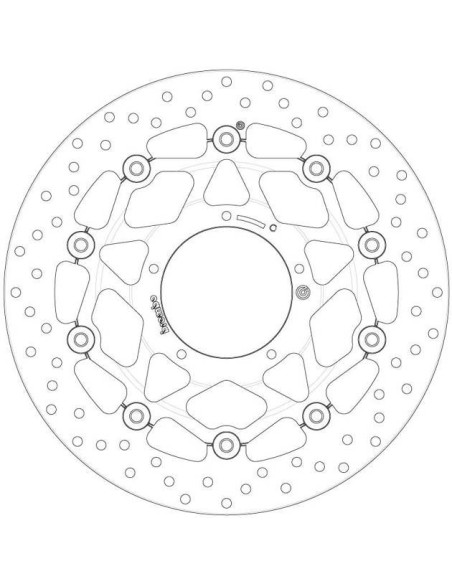 disco de freno moto brembo fijo serie oro 78b408b7