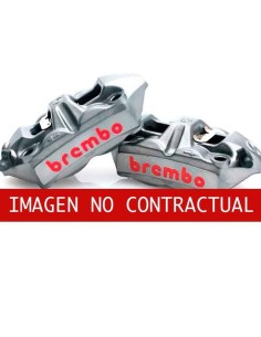 pinza de freno brembo m4 izq titanio sin pastillas 100mm 920 9885 05