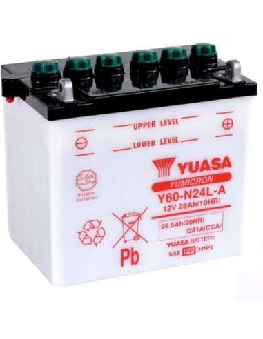 Batería Yuasa Y60N24L-A Combipack Convencional