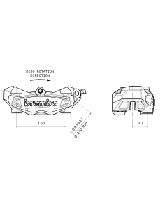 pinza brembo m32 derecha 100mm 920b69008 2