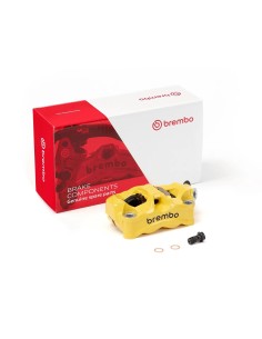 pinza de freno brembo stylema amarilla 100 mm 920f33107