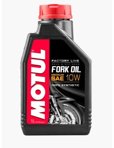 aceite de horquilla motul fork oil 10w factory line medium 1l