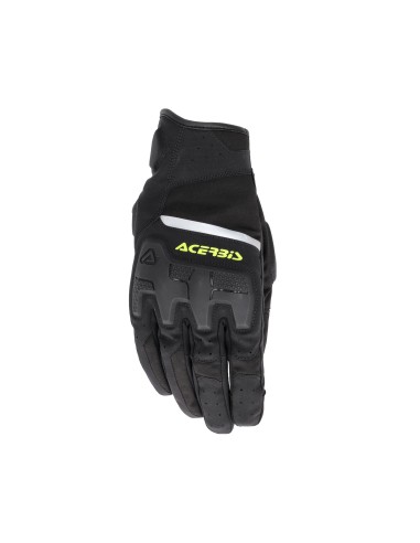 guante acerbis x street wp homologacion ce negro y amarillo touring y urbano 0026676 318