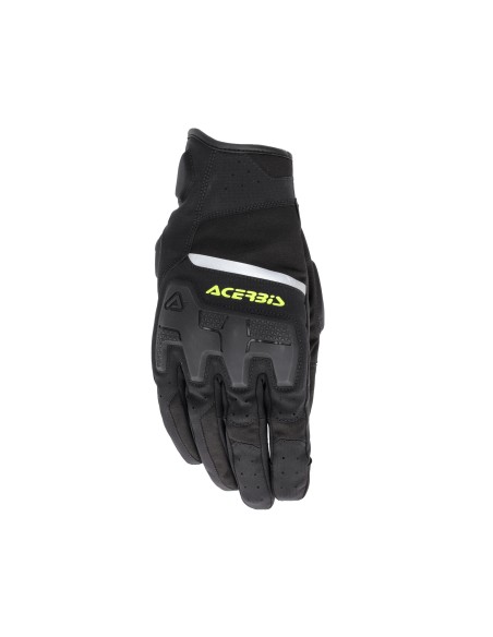 guante acerbis x street wp homologacion ce negro y amarillo touring y urbano 0026676 318