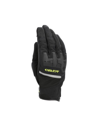 guante acerbis x street wp homologacion ce negro y amarillo touring y urbano 0026676 318