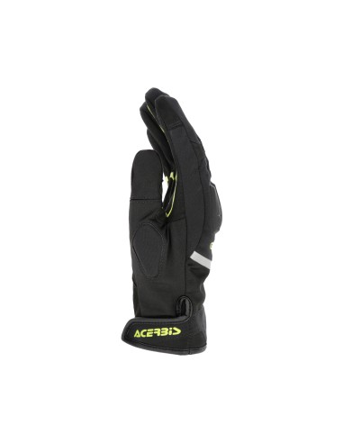 guante acerbis x street wp homologacion ce negro y amarillo touring y urbano 0026676 318