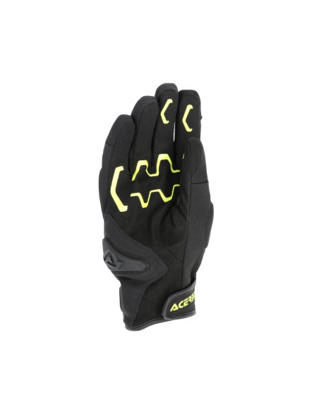 guante acerbis x street wp homologacion ce negro y amarillo touring y urbano 0026676 318