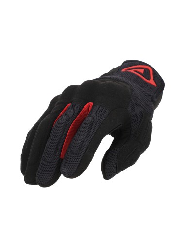 guantes acerbis ce pyramid homologados ce color negro y rojo 0024869 323