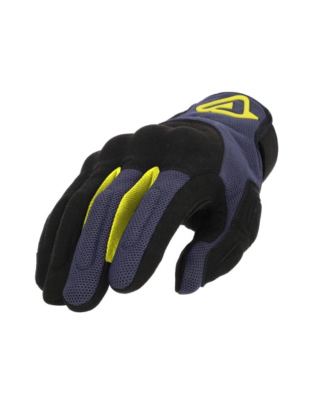 guantes acerbis ce pyramid homologados ce gris y azul 0024869 090