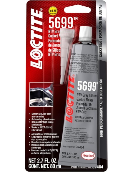 formador de juntas loctite si 5699 gris de alta flexibilidad