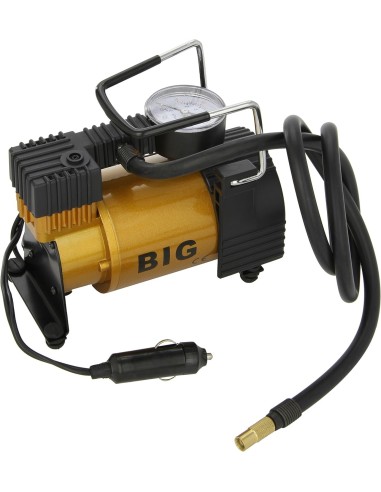 compresor 12v compacto y metalico con bolsa