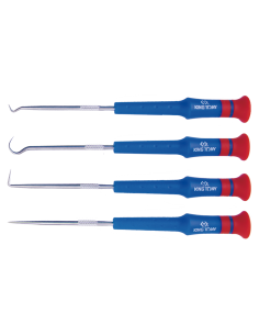 juego ganchos de precision king tony 30914ay 4 piezas 170 mm para taller moto
