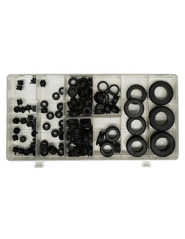 surtido de ojales de goma toolhub 9836 pasamuros electricos 110 pzs
