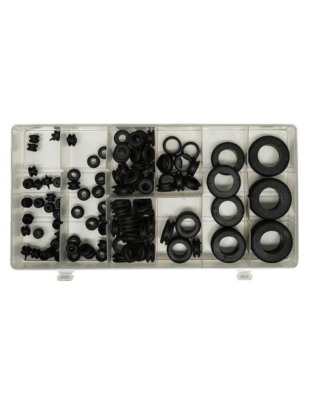 surtido de ojales de goma toolhub 9836 pasamuros electricos 110 pzs