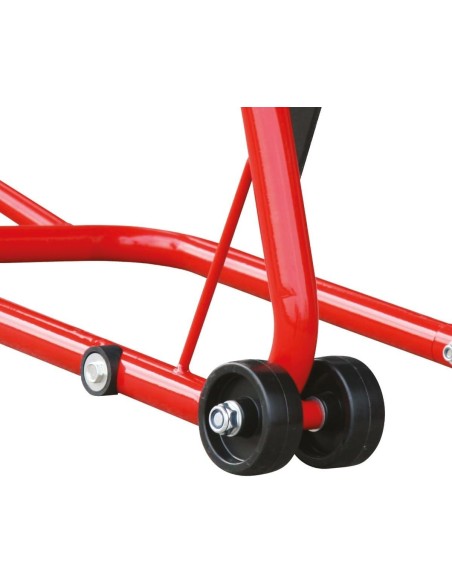 caballete universal para moto rz tools 200023 delantero y trasero ajustable 200 kg