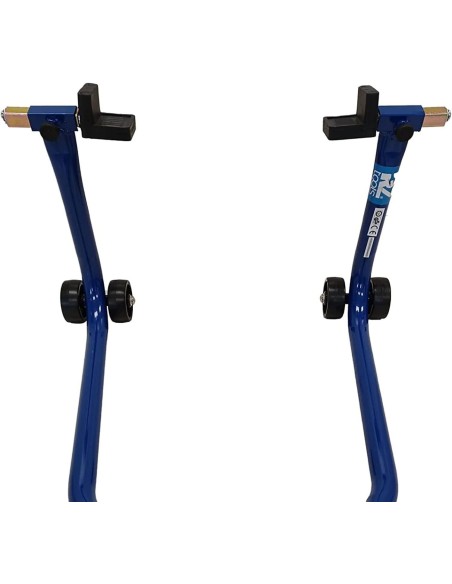 caballete trasero universal para moto rz tools 200016 ajustable 100 kg