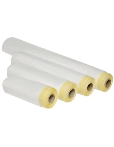 plastico con cinta 35cm x 22 5m x 25mm