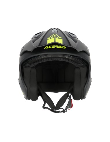 casco acerbis jet aria 22 06 negro con visor integrado 0025055 090