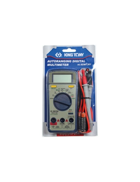 multimetro digital king tony 9dm1361 auto rango ac dc