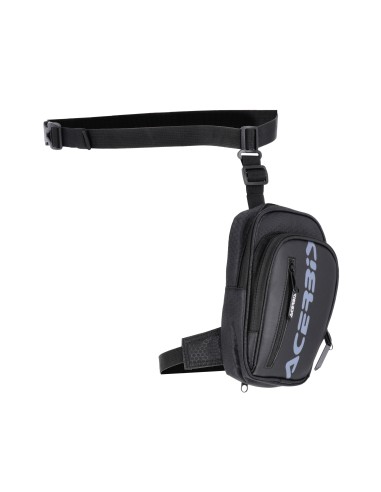 bolsa de pierna acerbis pro leg bag 1l negra 0027107 para moto