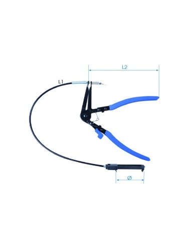 alicate flexible para abrazaderas de manguito king tony 9aa32