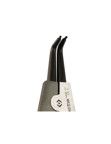 alicate para circlips exteriores con puntas acodadas a 90 grados king tony 68sb07