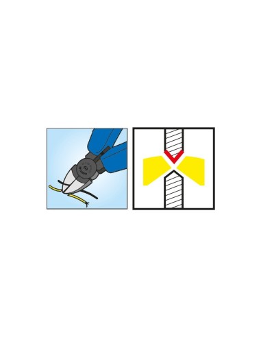 alicate de corte diagonal king tony 621106