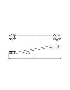 llave para racores de 6 caras king tony 19301113 2