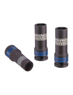 juego de 3 vasos de impacto metricos largos de 1 2 pulgadas sobre carril king tony 4403mp
