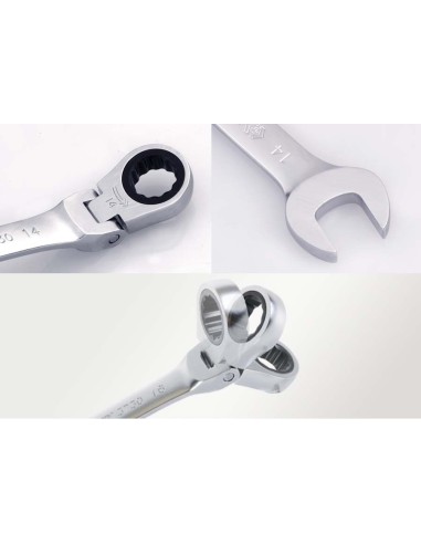 llave rapida flexible 17 mm king tony 373017m