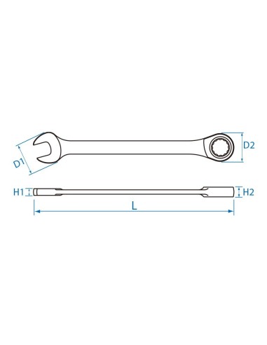 llave rapida king tony 13 mm 373113m